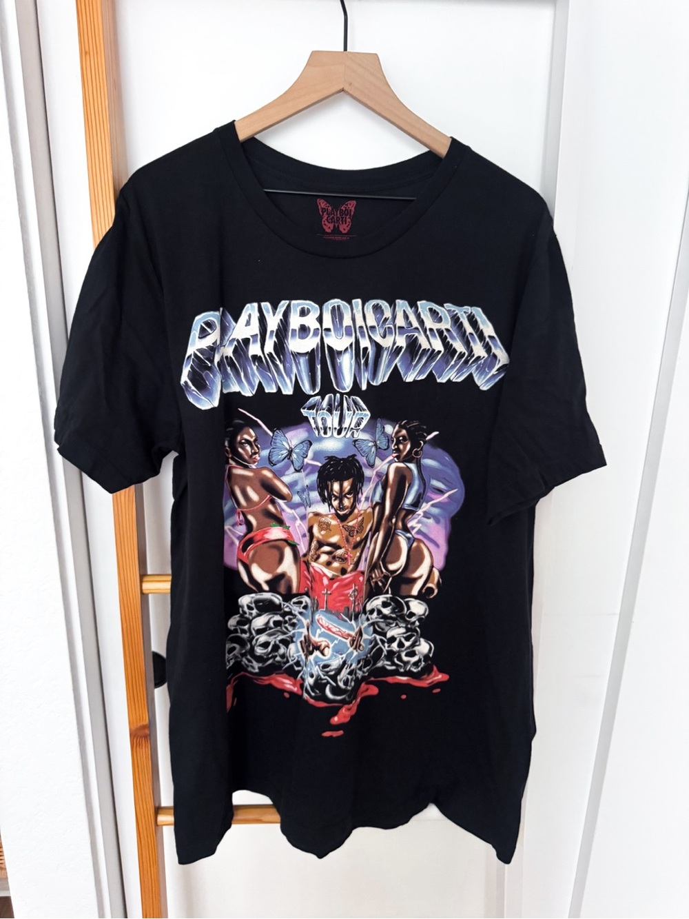 Playboi Carti 2017 Magnolia Tour AWGE Airbrush Graphic Tee XXL Self-Titled
